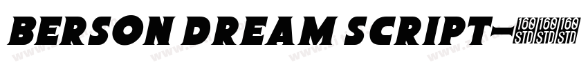 Berson Dream Script字体转换